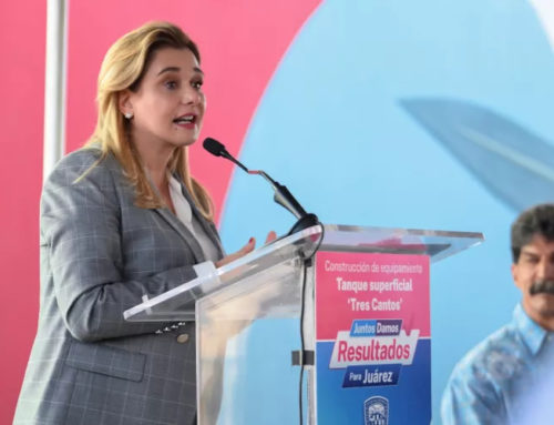 Inaugura Maru Campos obra de infraestructura hídrica en beneficio de 30 mil juarenses